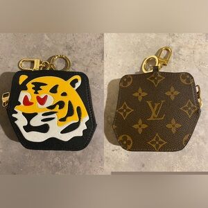 Tiger Monogram Fashion Purse Charm